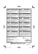 Preview for 68 page of Hitachi RH 650V Handling Instructions Manual