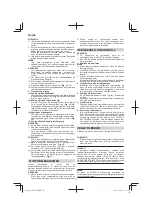 Предварительный просмотр 72 страницы Hitachi RP 150YB Original Instructions Manual