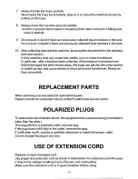 Предварительный просмотр 6 страницы Hitachi RP 30SA Instruction Manual And Safety Instructions