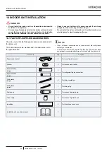 Preview for 26 page of Hitachi RPC-1.5FSN3 Installation And Operation Manual