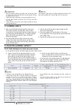 Preview for 36 page of Hitachi RPC-1.5FSN3 Installation And Operation Manual