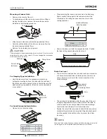 Preview for 12 page of Hitachi RPC-3.0FSN3E Installation And Operation Manual