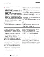 Preview for 20 page of Hitachi RPC-3.0FSN3E Installation And Operation Manual