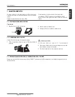 Preview for 29 page of Hitachi RPC-3.0FSN3E Installation And Operation Manual