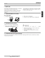 Preview for 41 page of Hitachi RPC-3.0FSN3E Installation And Operation Manual