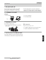 Preview for 89 page of Hitachi RPC-3.0FSN3E Installation And Operation Manual