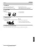 Preview for 113 page of Hitachi RPC-3.0FSN3E Installation And Operation Manual