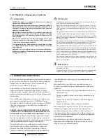 Preview for 116 page of Hitachi RPC-3.0FSN3E Installation And Operation Manual