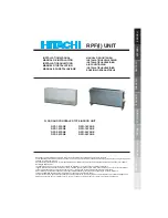 Предварительный просмотр 1 страницы Hitachi RPF-1.0FSNE Installation Manual