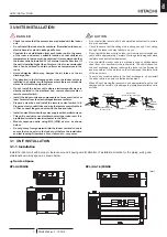 Preview for 17 page of Hitachi RPI-0.4FSN5E Installation And Operation Manual