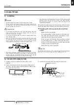 Preview for 23 page of Hitachi RPI-0.4FSN5E Installation And Operation Manual