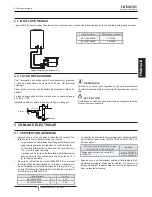 Предварительный просмотр 41 страницы Hitachi RPI-16.0FSN3PE Installation And Operation Manual