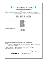 Предварительный просмотр 4 страницы Hitachi RPI-16 0KFNQH Installation & Maintenance Manual