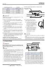 Предварительный просмотр 34 страницы Hitachi RPK-(0.4-1.0)FSN(H)4M Installation And Operation Manual