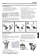 Предварительный просмотр 63 страницы Hitachi RPK-(0.4-1.0)FSN(H)4M Installation And Operation Manual