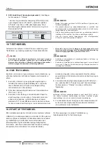 Предварительный просмотр 72 страницы Hitachi RPK-(0.4-1.0)FSN(H)4M Installation And Operation Manual