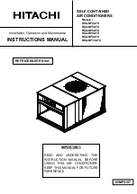 Preview for 1 page of Hitachi RUA-NP10ATS Instruction Manual