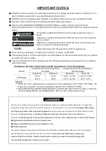 Preview for 2 page of Hitachi RUA-NP13ATS Instruction Manual