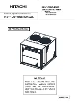 Preview for 1 page of Hitachi RUA-NP20ATS Instruction Manual