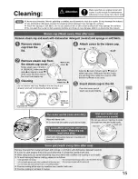 Предварительный просмотр 15 страницы Hitachi RZ-GHE18 Instruction Manual