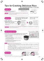 Предварительный просмотр 19 страницы Hitachi RZ-V100CYH Operating Instruction And Cook Book