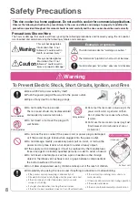 Preview for 8 page of Hitachi RZ-W3000YH Operating Instruction And Cook Book