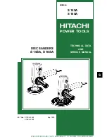 Hitachi S 15SA Technical Data And Service Manual preview