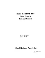 Hitachi S-3000 Service Manual preview