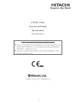 Hitachi S3ESEL Instruction Manual preview