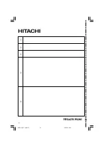 Preview for 42 page of Hitachi SAT-180 Handling Instructions Manual