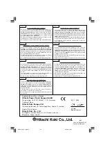 Preview for 44 page of Hitachi SAT-180 Handling Instructions Manual