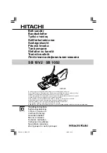 Preview for 1 page of Hitachi SB 10S2 Handling Instructions Manual