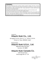 Предварительный просмотр 16 страницы Hitachi SB-110 Instruction Manual