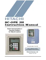 Hitachi SC-OPE 3H Instruction Manual предпросмотр