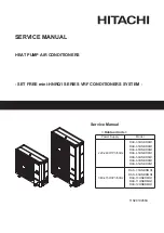 Hitachi Set Free mini-HNRQ1 Series Service Manual preview