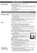 Preview for 4 page of Hitachi SF-180XWV Operating & Installation Instructions Manual