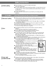 Предварительный просмотр 4 страницы Hitachi SF-80XA Operating & Installation Instructions Manual