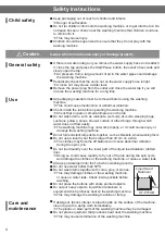 Preview for 4 page of Hitachi SF-P75XB Operating & Installation Instructions Manual