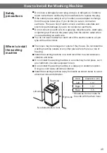 Preview for 25 page of Hitachi SF-P75XB Operating & Installation Instructions Manual