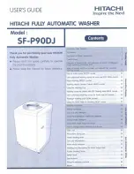 Hitachi SF-P90DJ User Manual предпросмотр