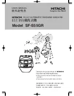 Preview for 1 page of Hitachi SF-S55GR User Manual