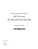 Hitachi SH7750 series Hardware Manual preview