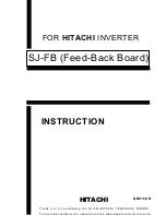 Hitachi SJ-FB Instruction preview