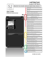 Preview for 1 page of Hitachi SJ Series User Manual