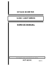 Hitachi SJ300 Series Service Manual предпросмотр