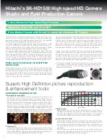 Preview for 2 page of Hitachi SK-HD1500-S2 Brochure & Specs