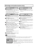 Preview for 14 page of Hitachi SK-HD1500-S2 Operating Instructions Manual