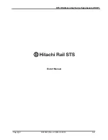 Предварительный просмотр 26 страницы Hitachi SM 6145 Installation Operation & Maintenance