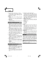 Preview for 8 page of Hitachi SP 18SB Handling Instructions Manual