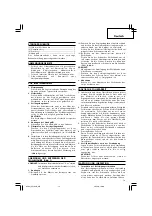 Preview for 13 page of Hitachi SP 18SB Handling Instructions Manual